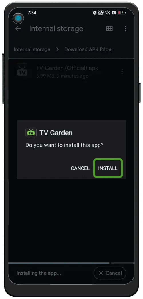 Install and open Streamora